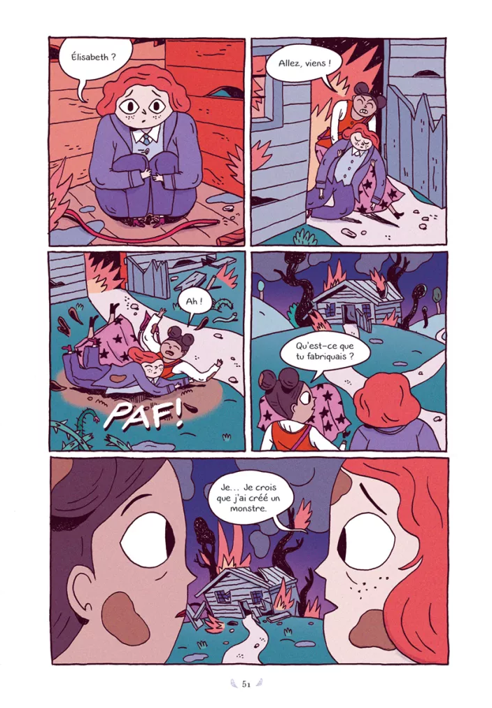 Mon copain Frankenstein Sarbacane planches 51.