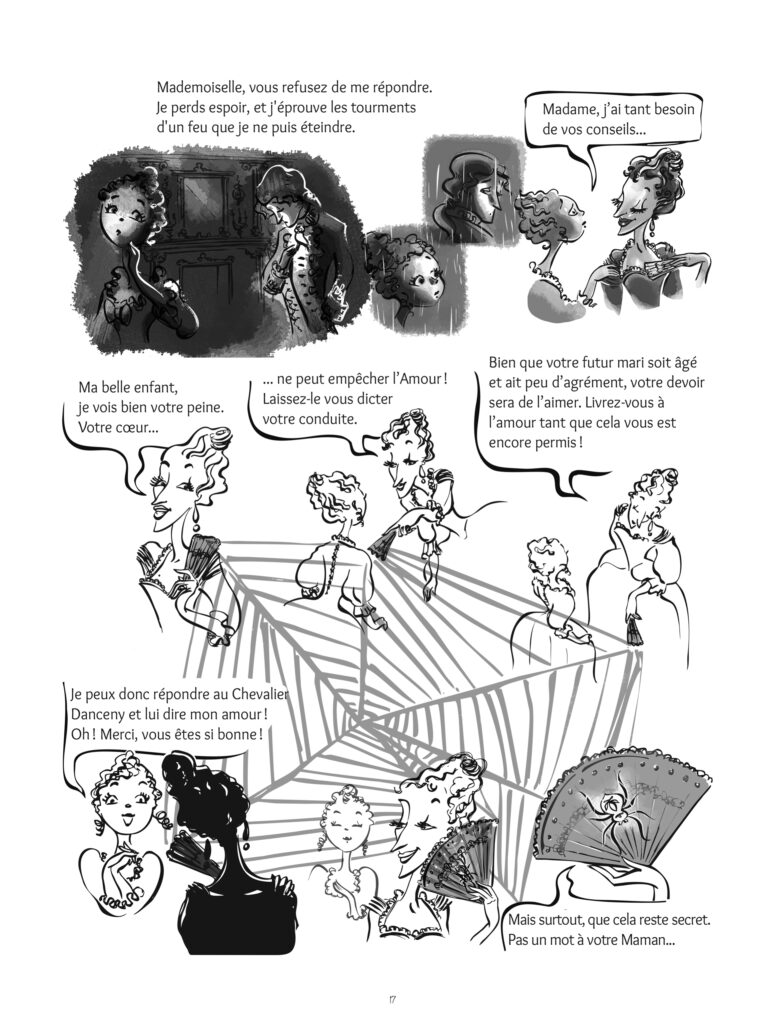 Cécile d'après Les liaisons dangereuses Moelle Graphik p17