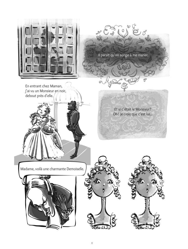Cécile d'après Les liaisons dangereuses Moelle Graphik p8