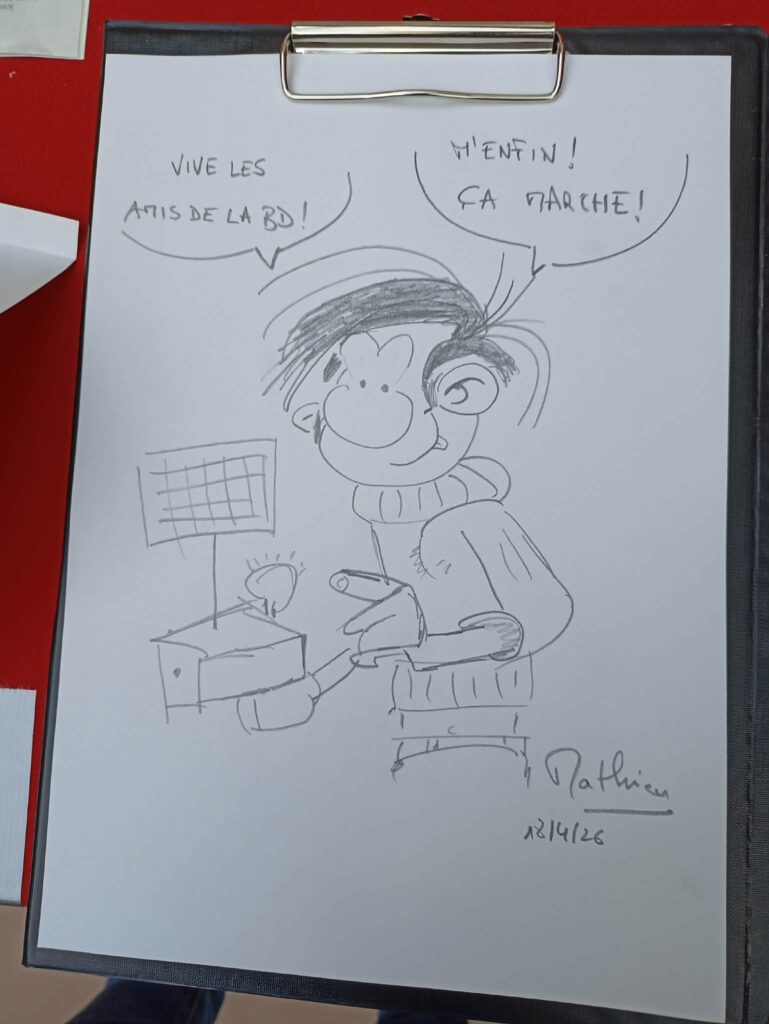 Gaston Lagaffe par Mathieu Depit