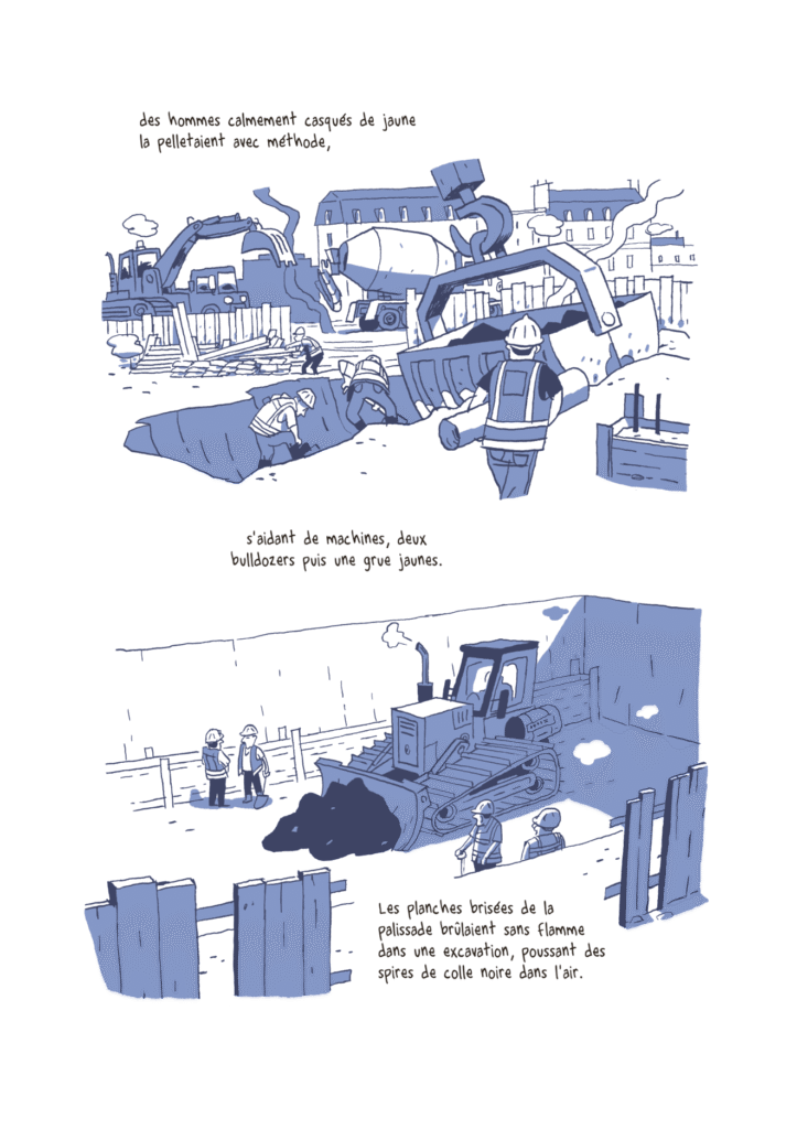L'occupation des sols Gallimard BD planche