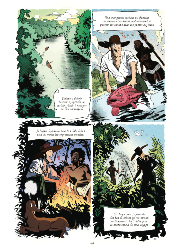 Je reviens dans six mois Albin Michel BD planche 106