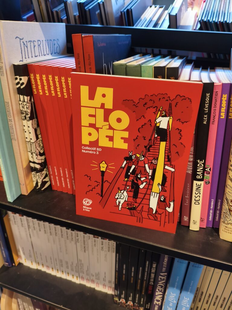 La Flopée 3 en rayon à la Librairie La Liberté, à Québec.