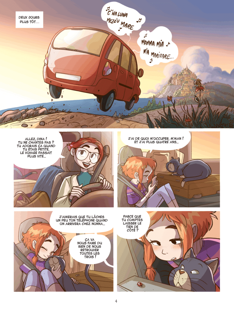 Dina et le Millimonde tome 1 Dupuis planche 4