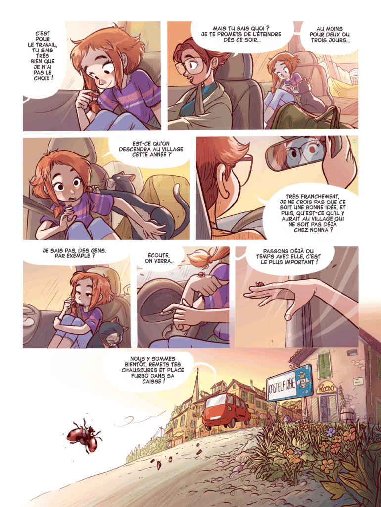 Dina et le Millimonde tome 1 Dupuis planche