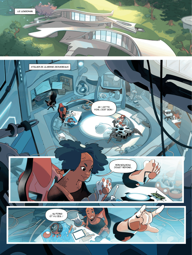 Les utopistes tome 1 Dupuis planche
