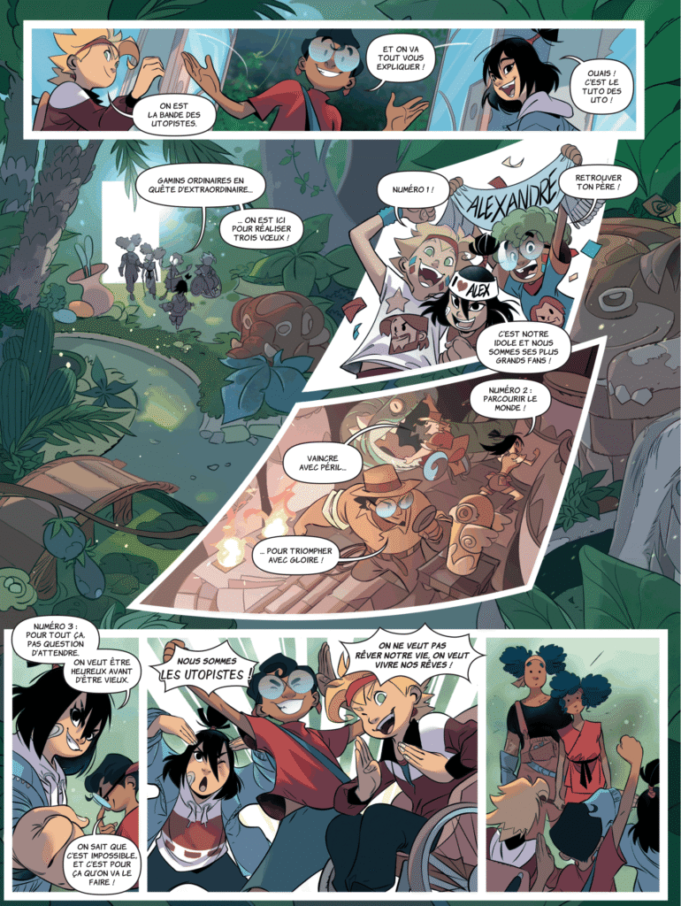 Les utopistes tome 1 Dupuis planche