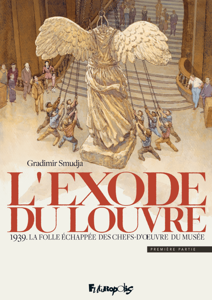 L'exode du Louvre Futuropolis couverture