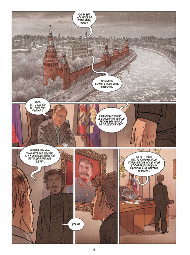 ©Casterman, Le Mage du Kremlin, Luc Jacamon planche 76