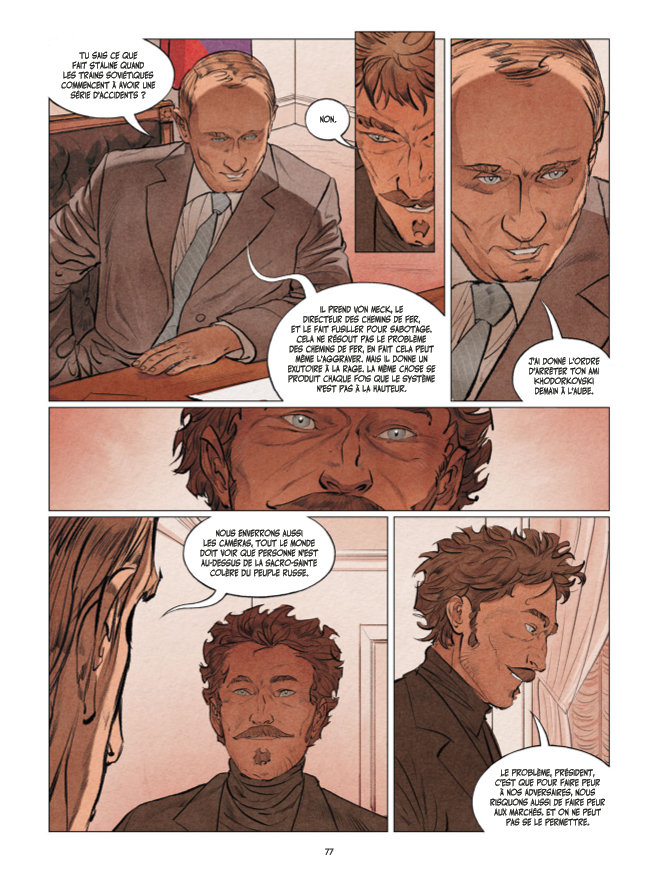 ©Casterman, Le Mage du Kremlin, Luc Jacamon planche 77
