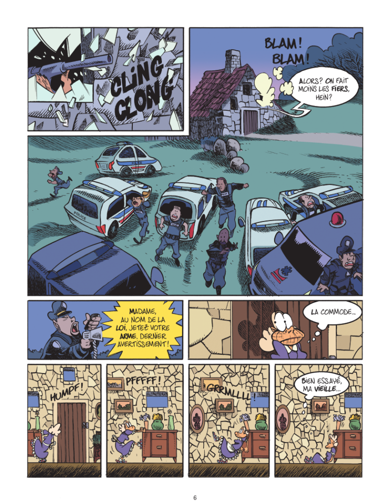 ©Mamie Luger tome 1 Casterman planche 6