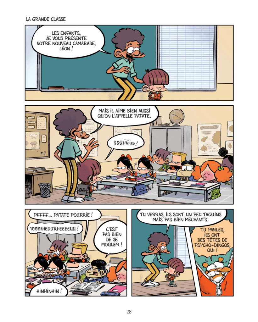 Mon copain Patate va tout déchirer ! Glénat planche 28