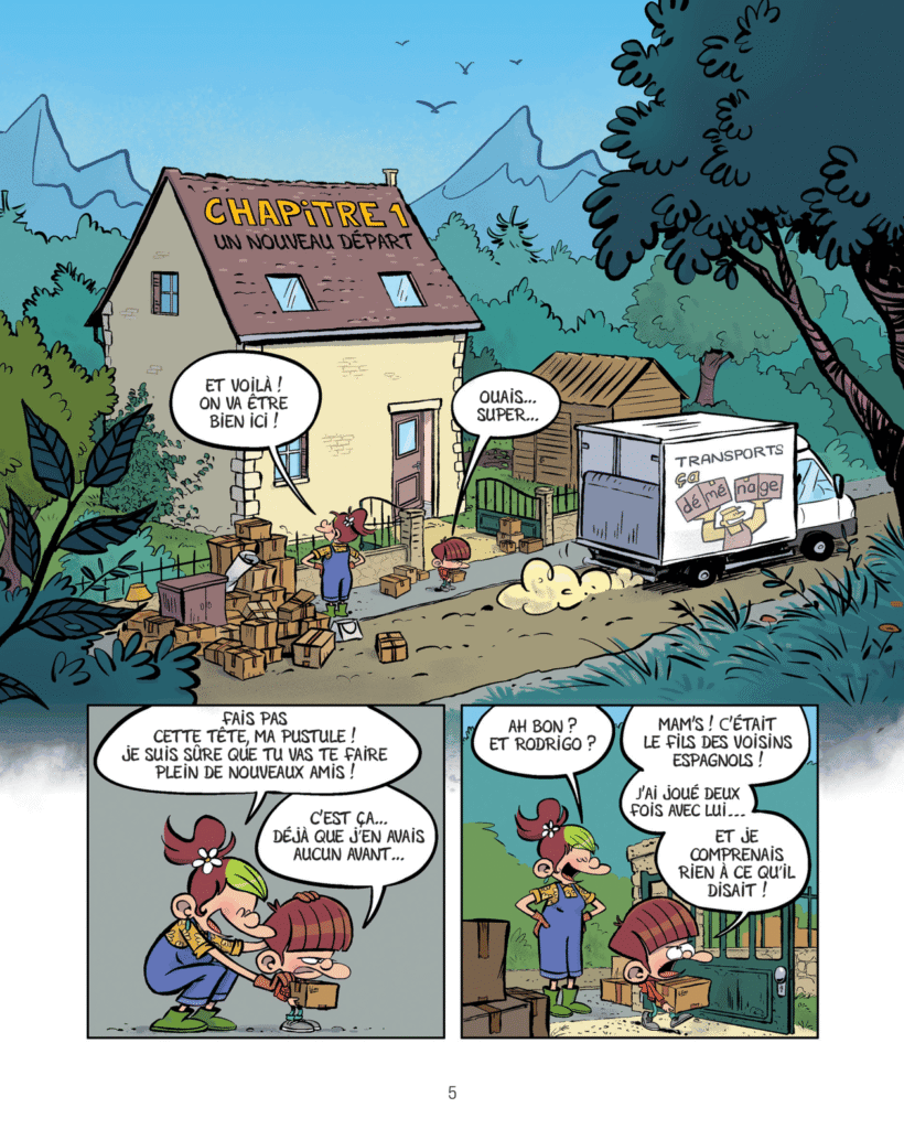 Mon copain Patate va tout déchirer ! Glénat planche 5