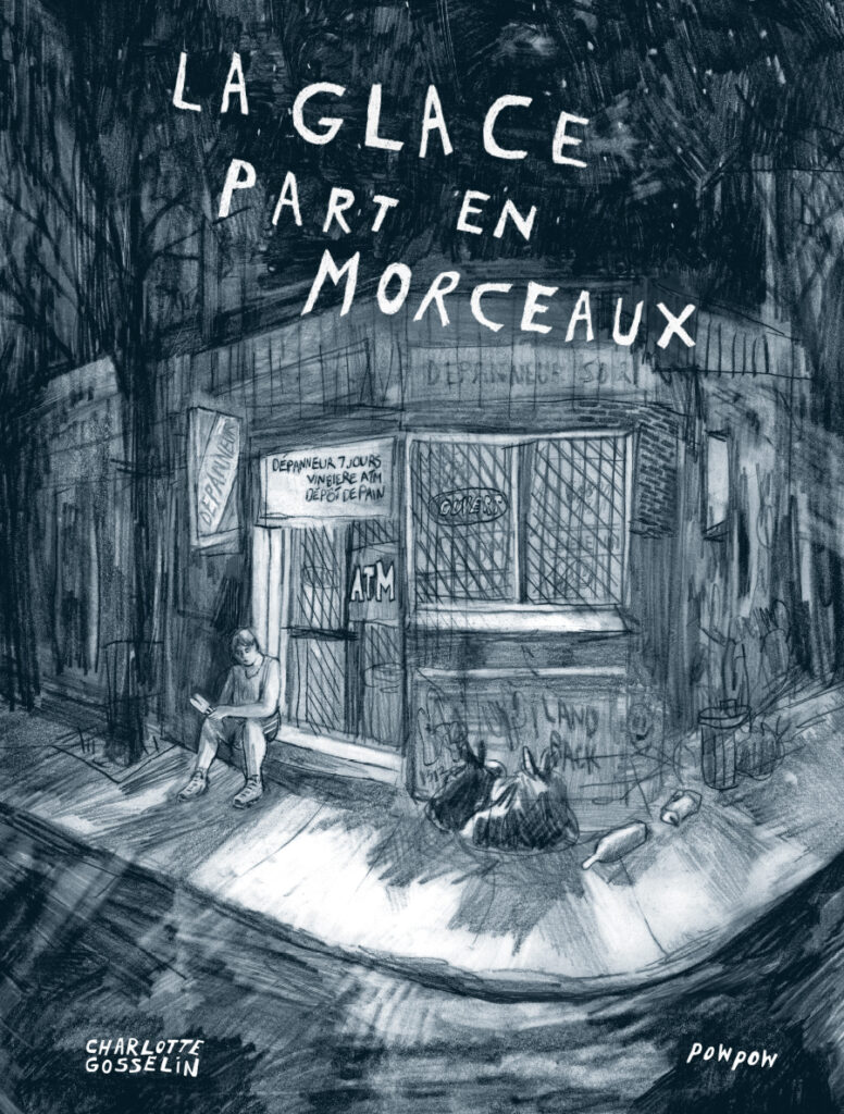 La glace part en morceaux Pow Pow couverture