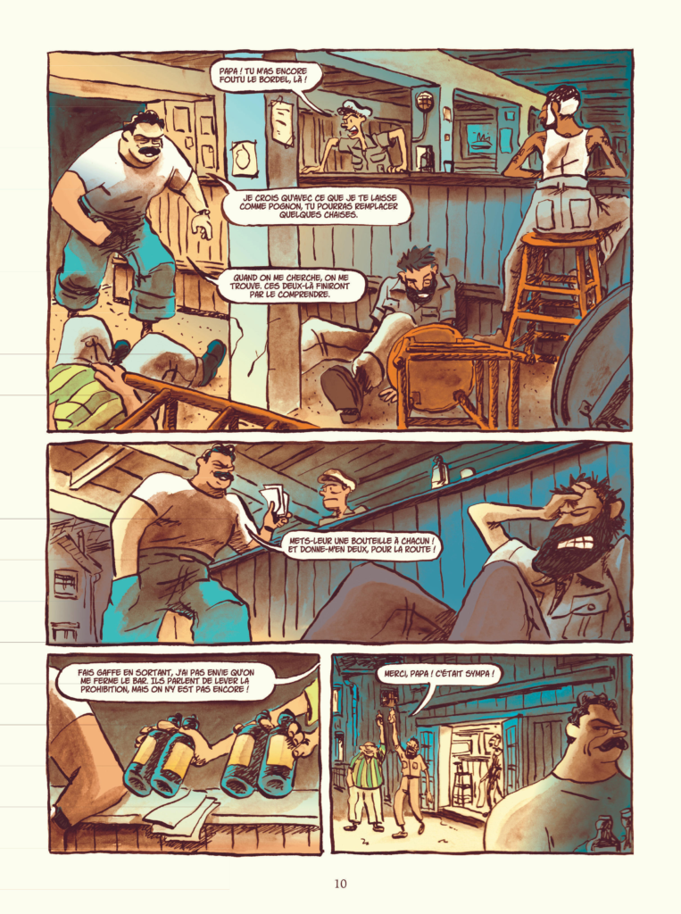 Hemingway, la jeune fille et la mer Dargaud planche 10