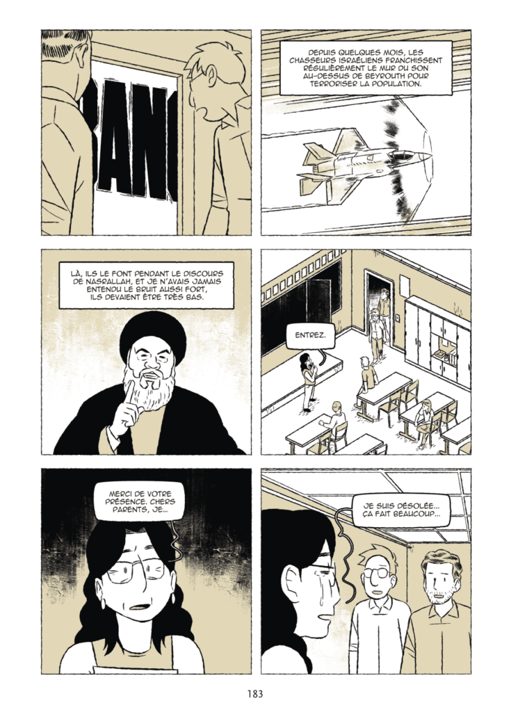 Tout mais pas Beyrouth Delcourt / Encrages planche 183
