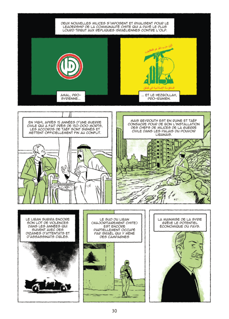 Tout mais pas Beyrouth Delcourt / Encrages planche 30
