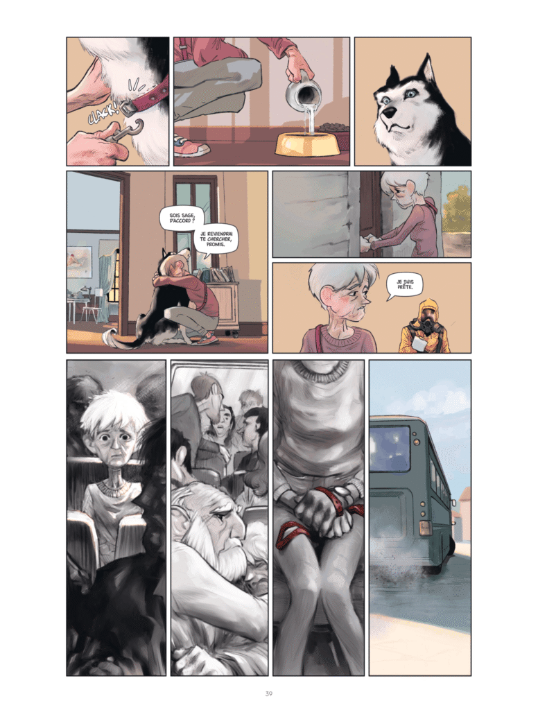 Attends-moi Le Lombard planche 39