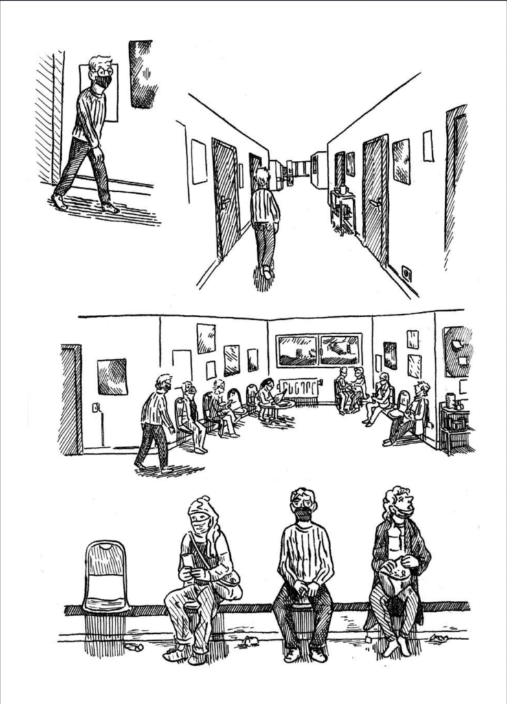 En t'attendant Mécanique Générale planche