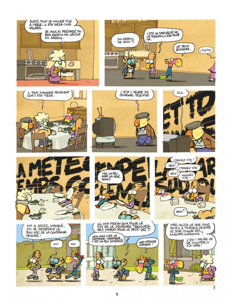 Les cavaliers de l'apocadispe tome 6 Dupuis planche 5