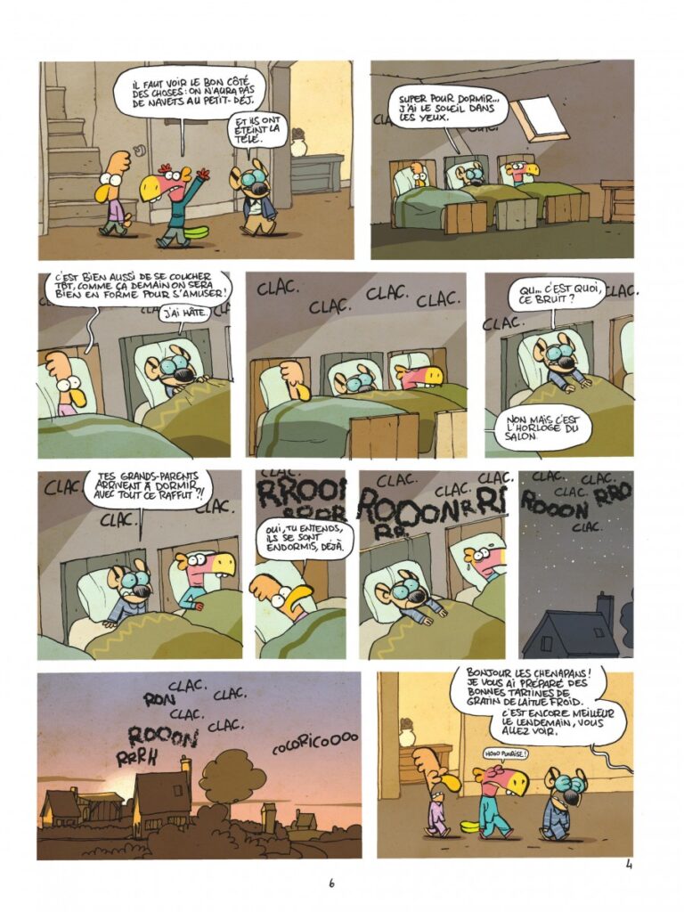 Les cavaliers de l'apocadispe tome 6 Dupuis planche 6