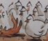 Une poule dans une case, qui picore quelques phrases BPP