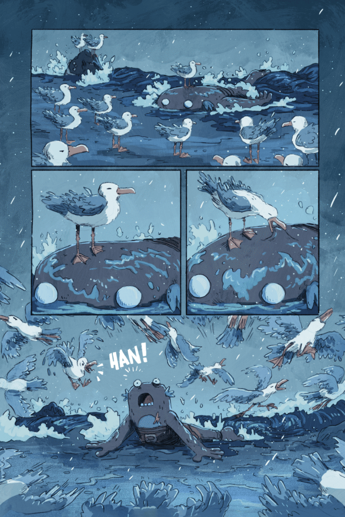 Lightfall Gallimard BD planche