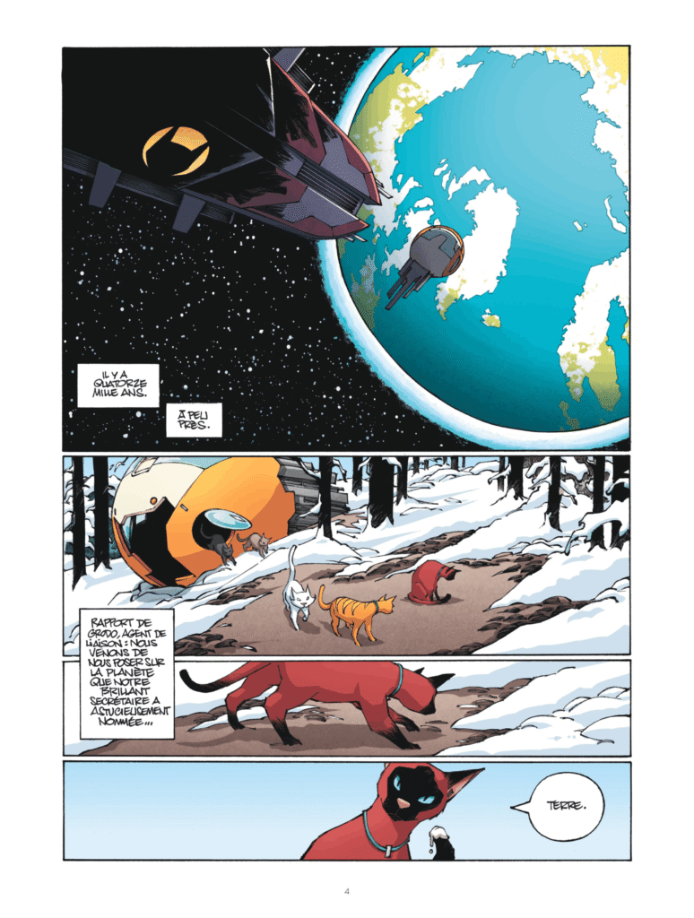 Space Cats tome 1 Le Lombard planche 4