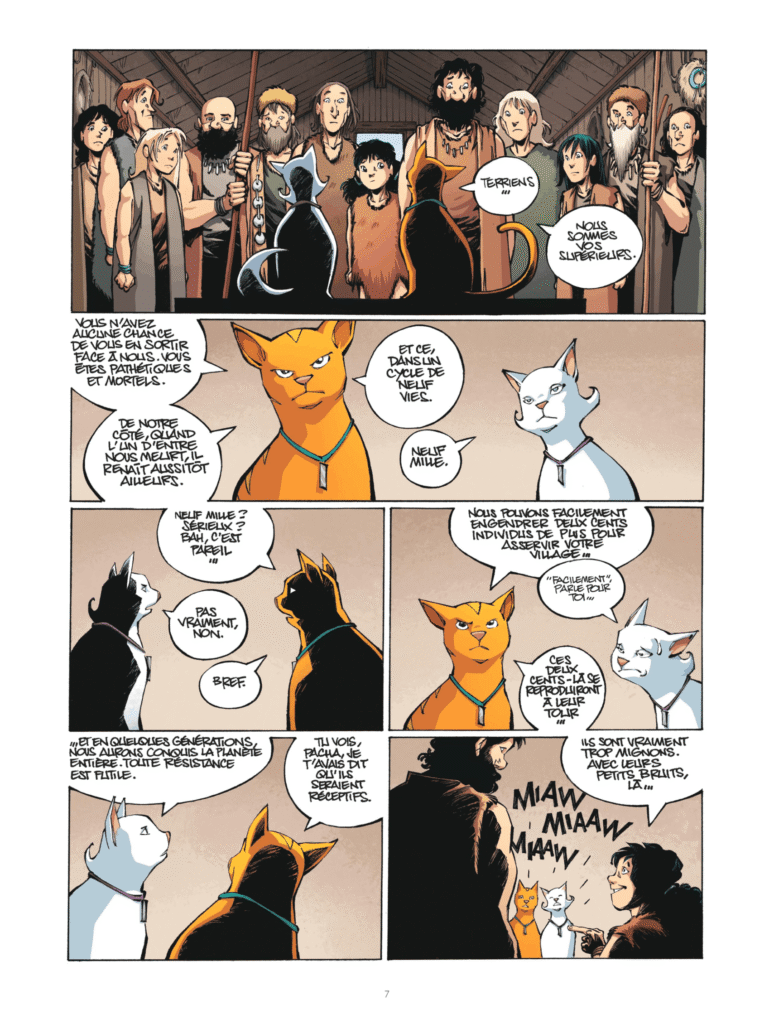 Space Cats tome 1 Le Lombard planche 7