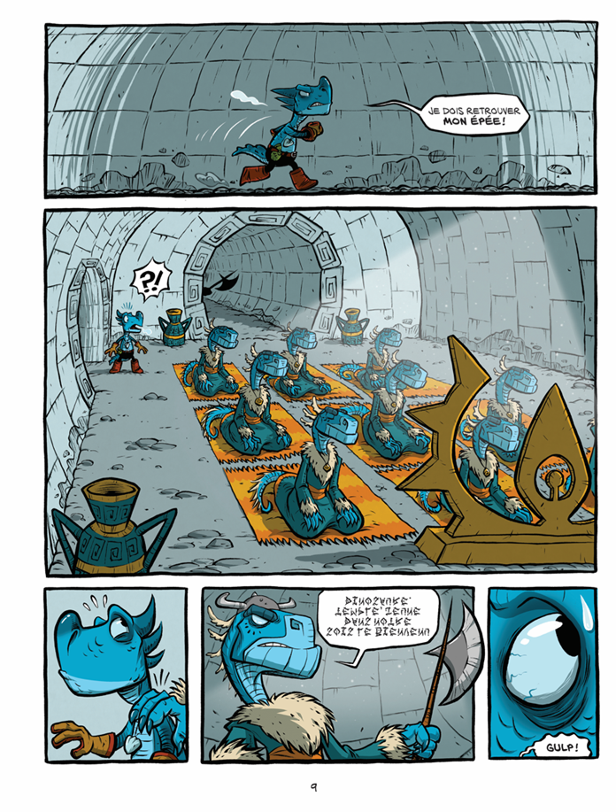 Aventurosaure tome 7 Presses Aventure planche 9