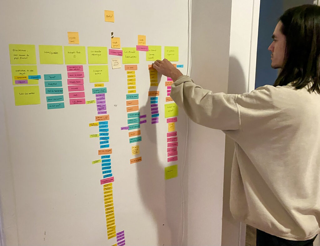 Etapes de travail