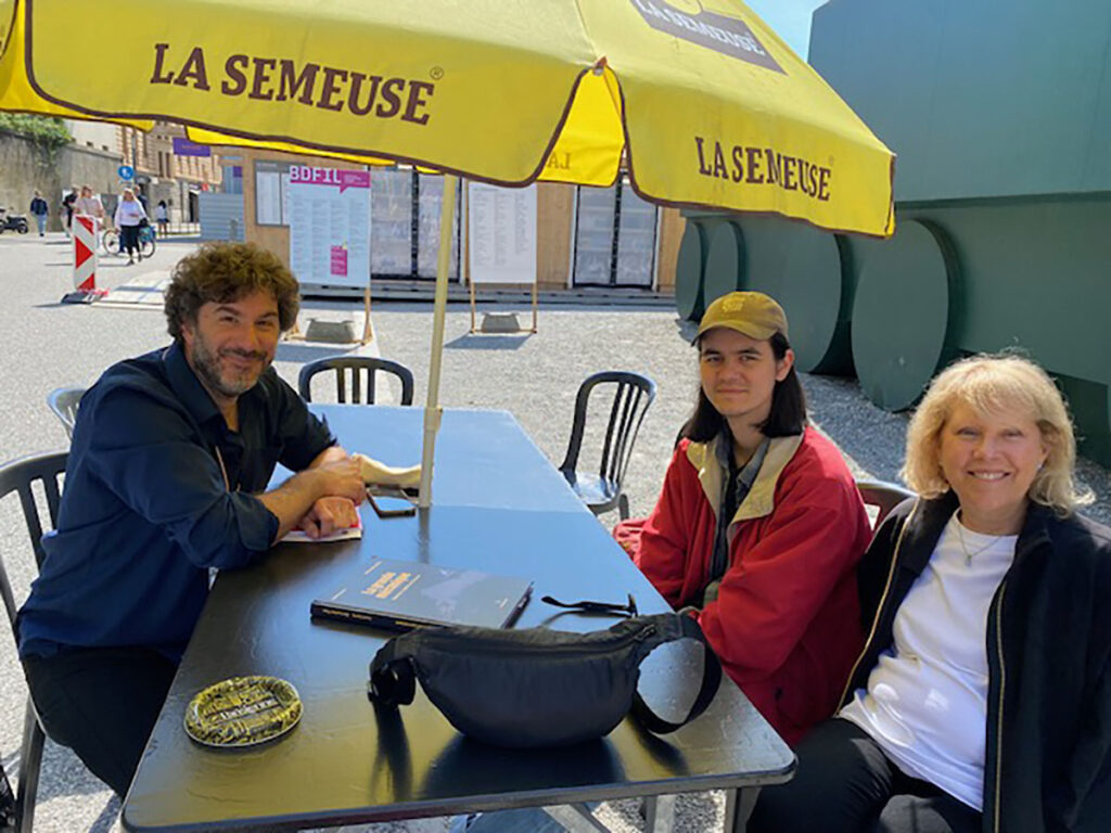 Les Amis de la BD en interview d'Anne-Marie Saint-Cerny et Djibril Morissette Phan