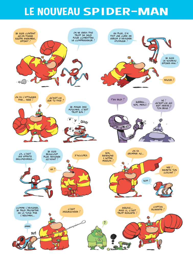 Captain Biceps tome 8 Glénat planche