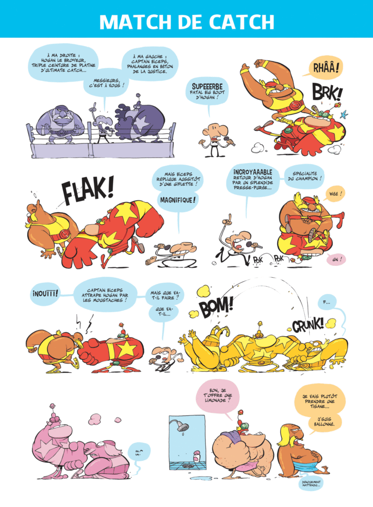 Captain Biceps tome 8 Glénat planche