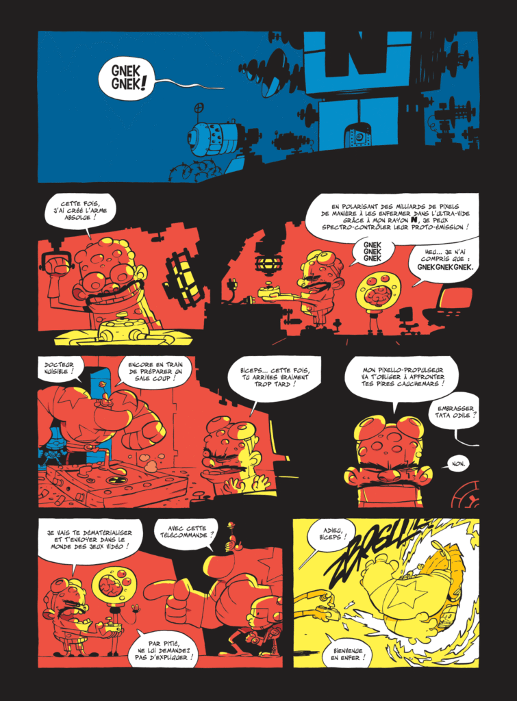 Captain Biceps tome 8 Glénat planche
