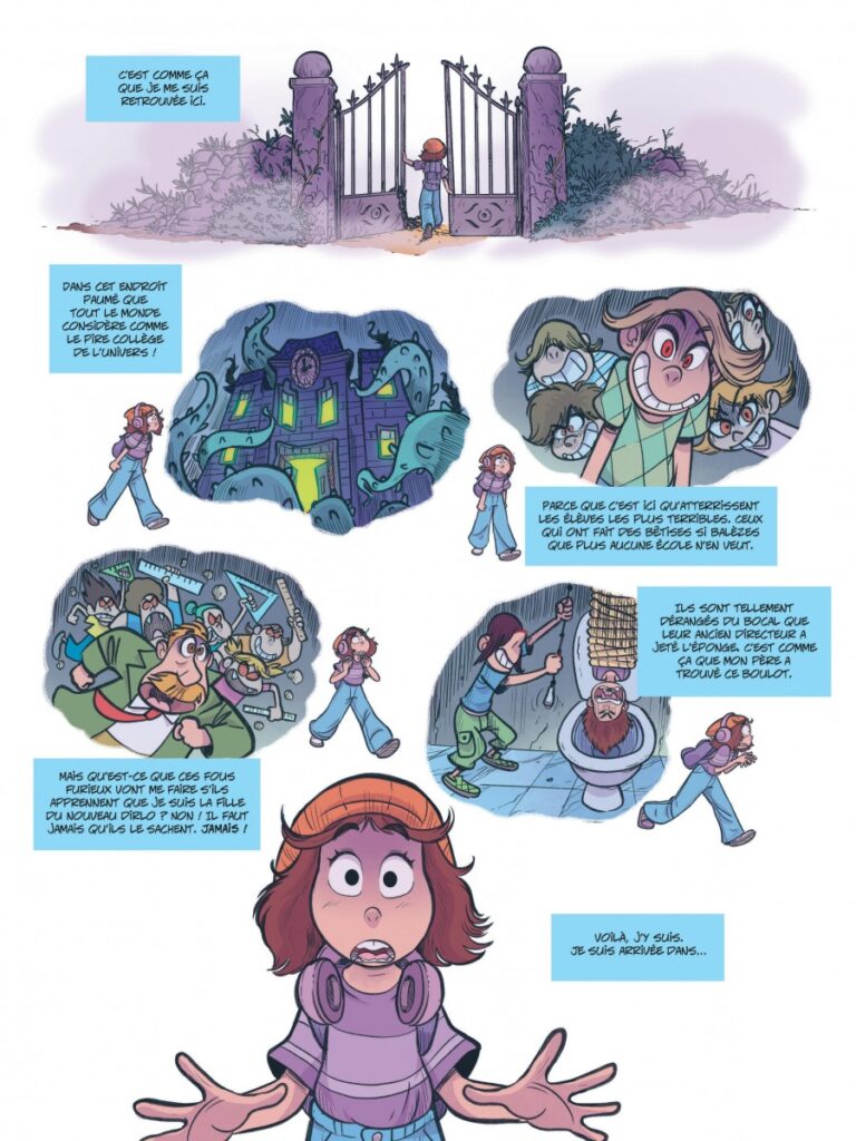 Lila et l'usine à sales gosses tome 1 Le Lombard planche