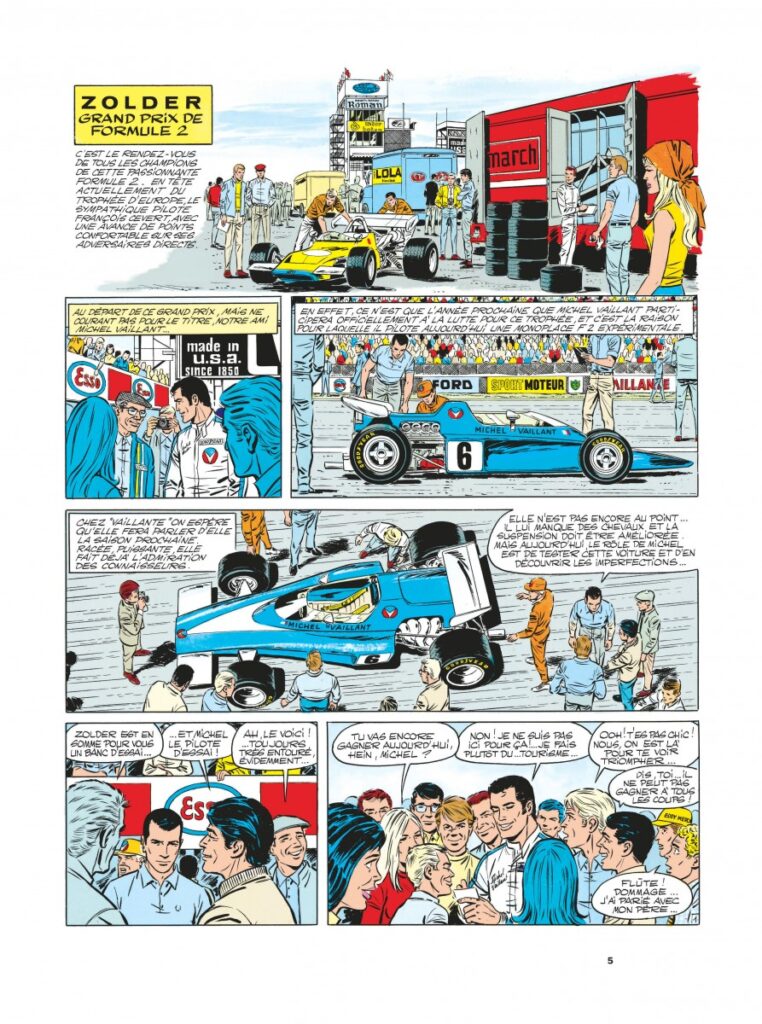 Michel Vaillant Histoires courtes tome 5 Graton planche 5