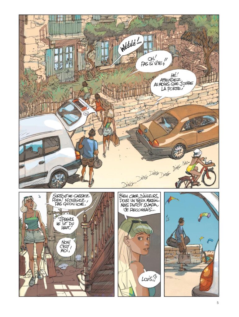 Si je t'écris Dupuis planche 5