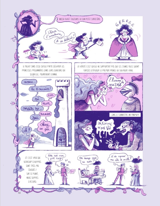 Pépouze Nathan bande dessinée planche