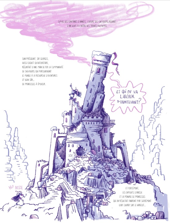 Pépouze Nathan bande dessinée planche
