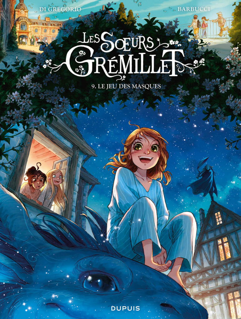 Les sœurs Grémillet tome 9 Le jeu des masques Dupuis couverture