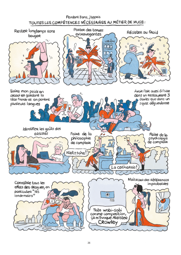 Quand j'étais petite je rêvais d'être muse Casterman planche 26