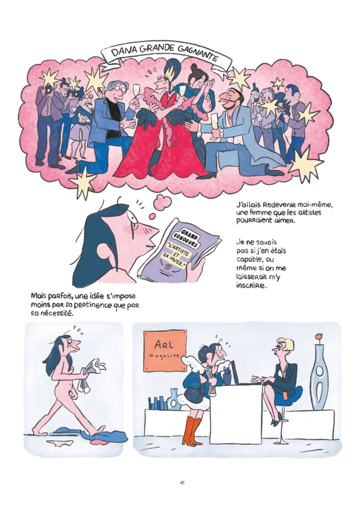 Quand j'étais petite je rêvais d'être muse Casterman planche 41