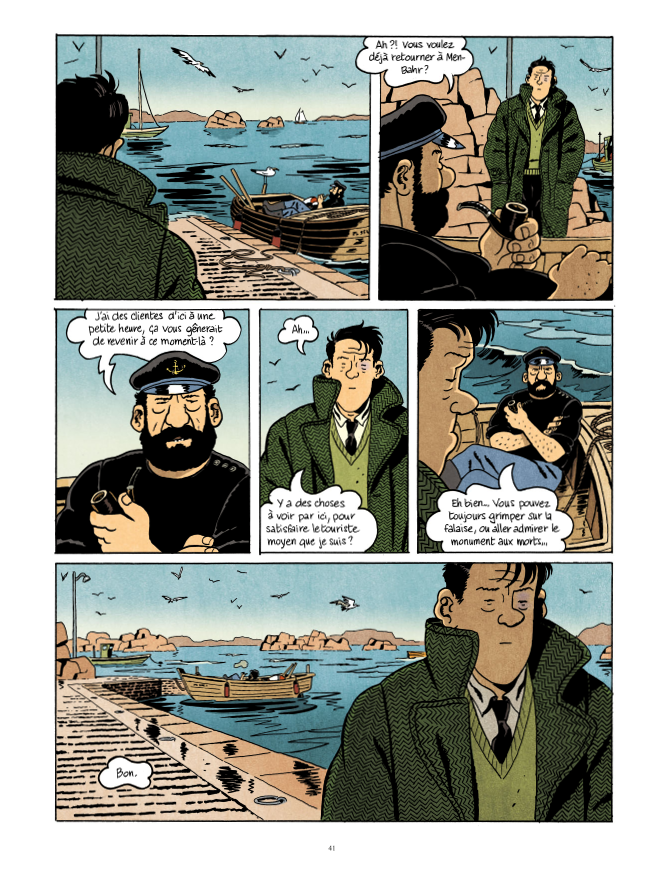 Nestor Burma dans l'île Casterman planche