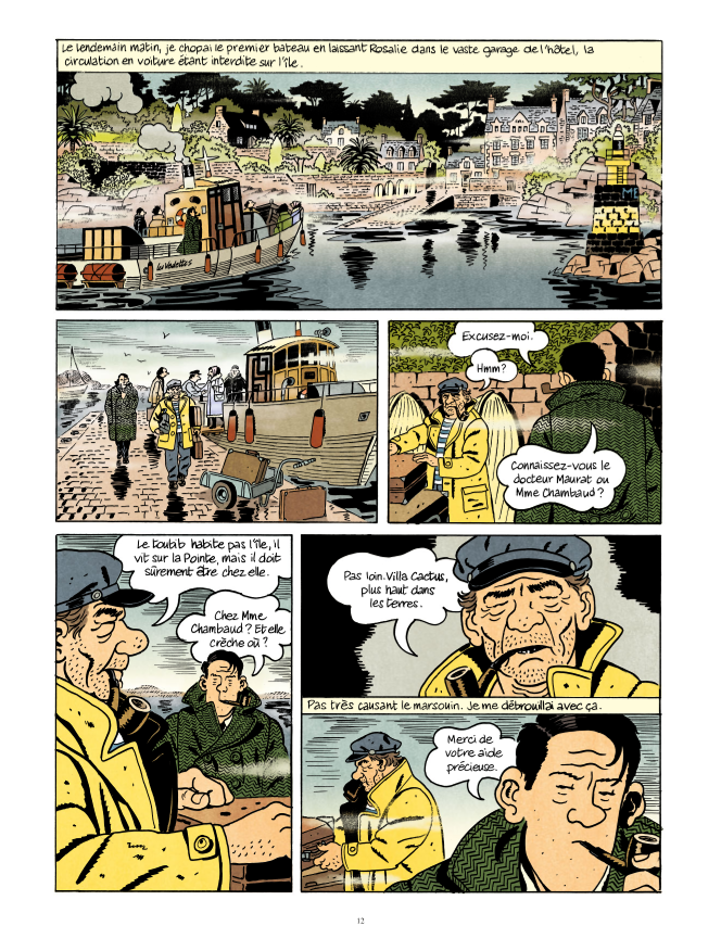 Nestor Burma dans l'île Casterman p12