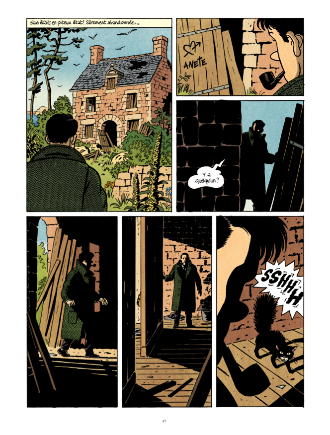 Nestor Burma dans l'île Casterman planche