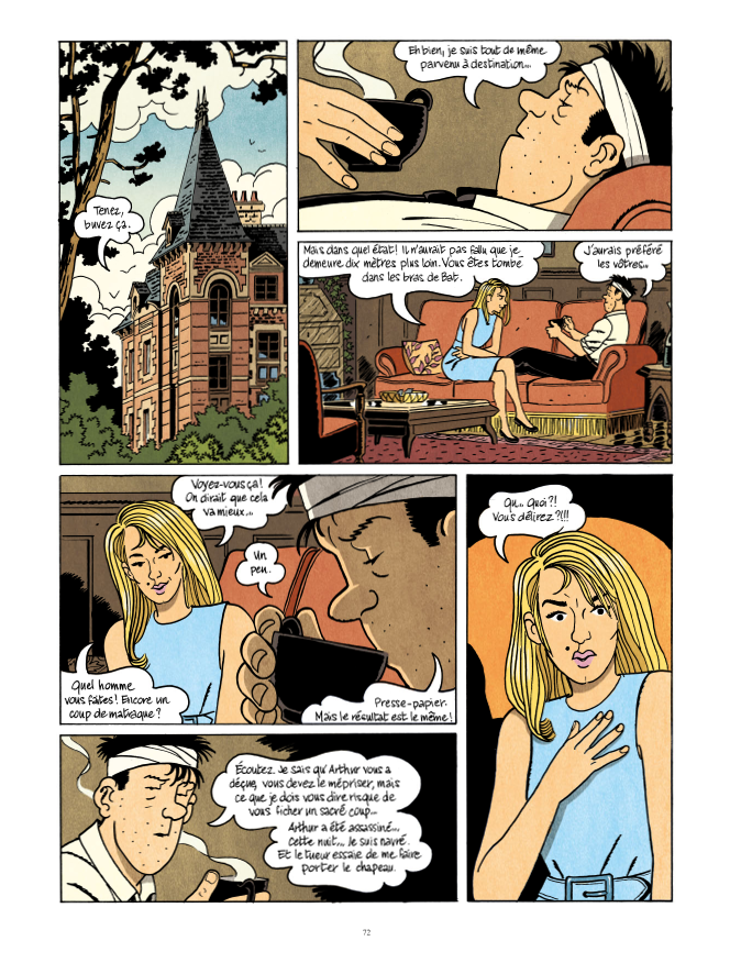 Nestor Burma dans l'île Casterman planche
