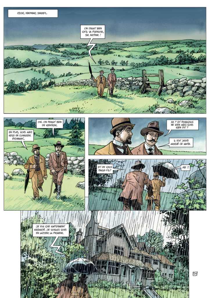 Conan Doyle tome 1 Anspach planche