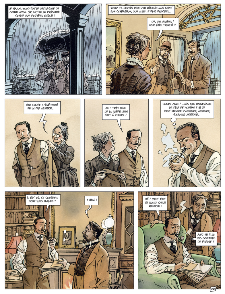 Conan Doyle tome 1 Anspach planche