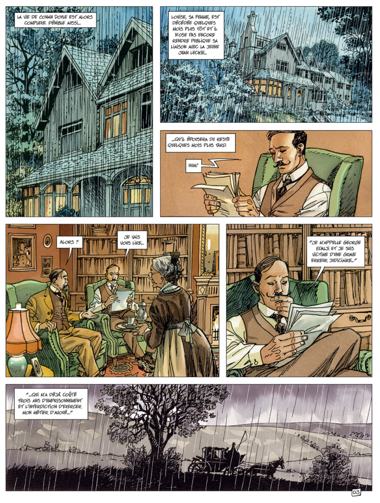 Conan Doyle tome 1 Anspach planche